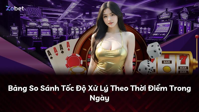 Bảng So Sánh Tốc Độ Xử Lý Theo Thời Điểm Trong Ngày